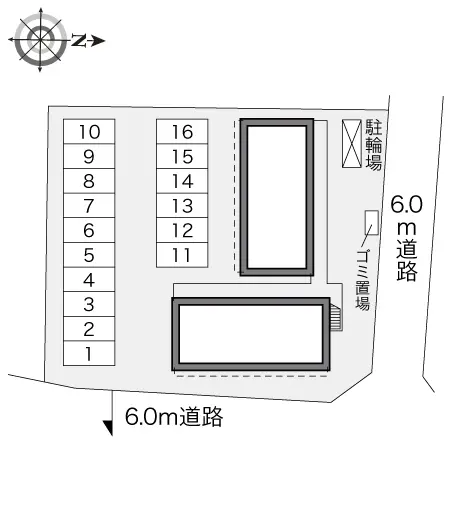 ★手数料０円★東松山市沢口町　月極駐車場（LP）